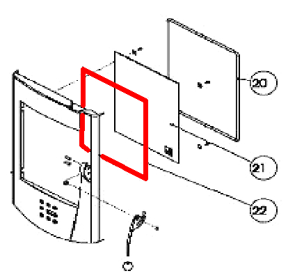 Austroflamm Darling joint d’étanchéité vitre