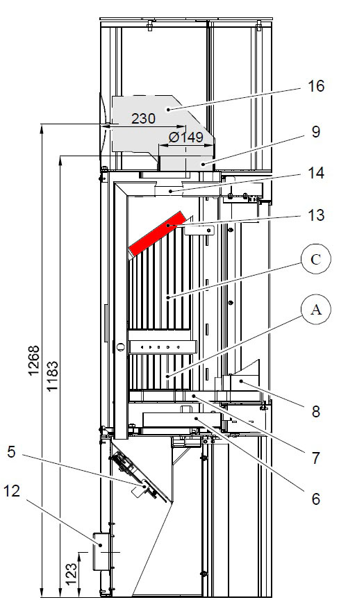Haas-Sohn Kalius 286.12 déflecteur bas