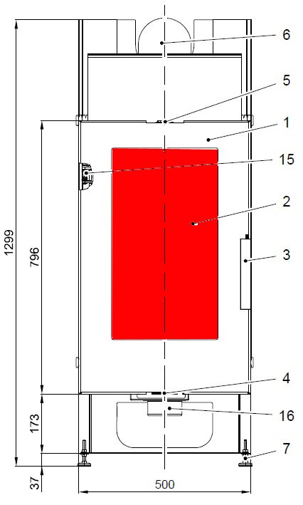 Haas-Sohn Pinus 218.17 vitre