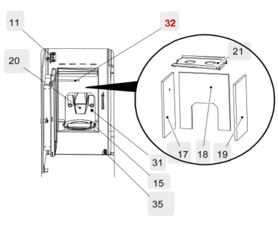 Haas-Sohn Pallazza 532.08 capteur de température de flamme