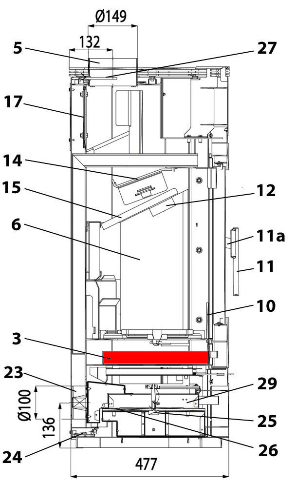 Haas+Sohn I 3020 Aschekasten