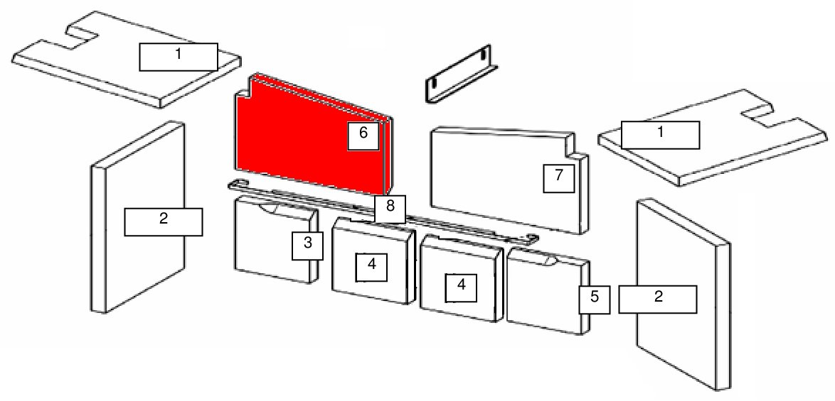 Wamsler Vision déflecteur gauche haut
