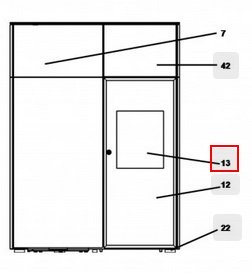 Haas-Sohn Catania RLU 441.08 vitre intérieur