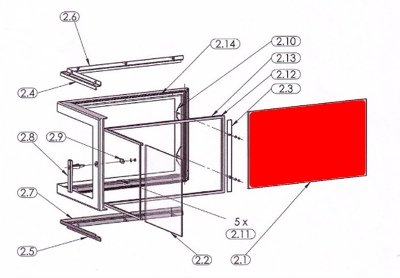 Oranier Pateo R vitre grande vitre