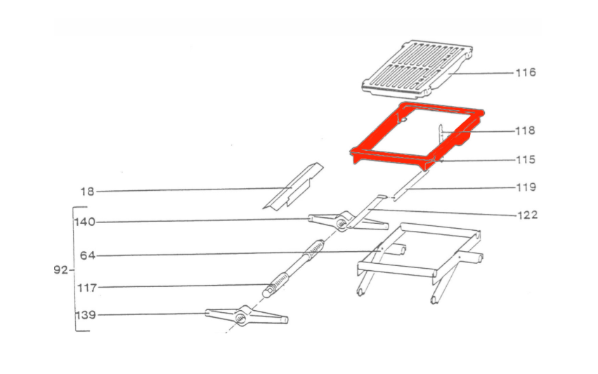 Wamsler K158 support de grille