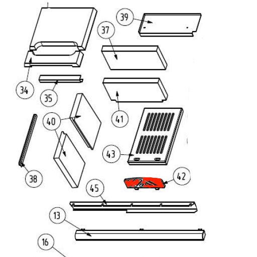 Wamsler W1-90 grille verticale