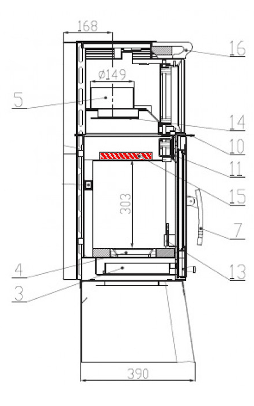 Haas-Sohn Treviso II 339.15 déflecteur