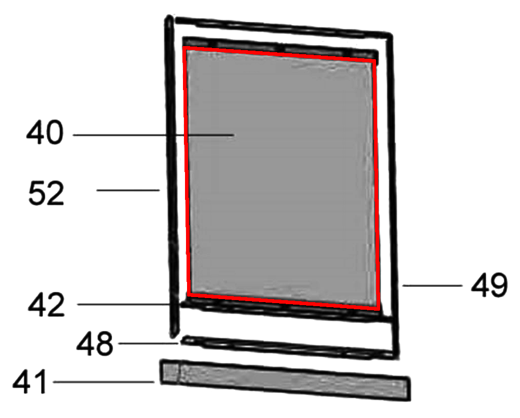 Justus Reno Soft Plus joint d’étanchéité vitre B