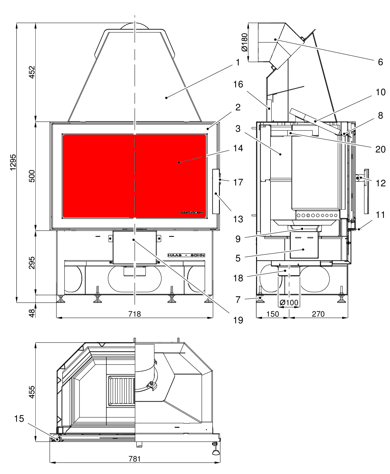 Haas-Sohn Adonis vitre