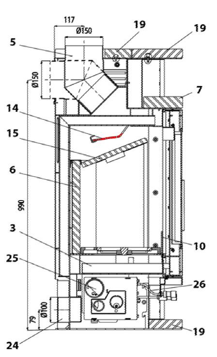 Haas-Sohn RHO 233.17 déflecteur haut